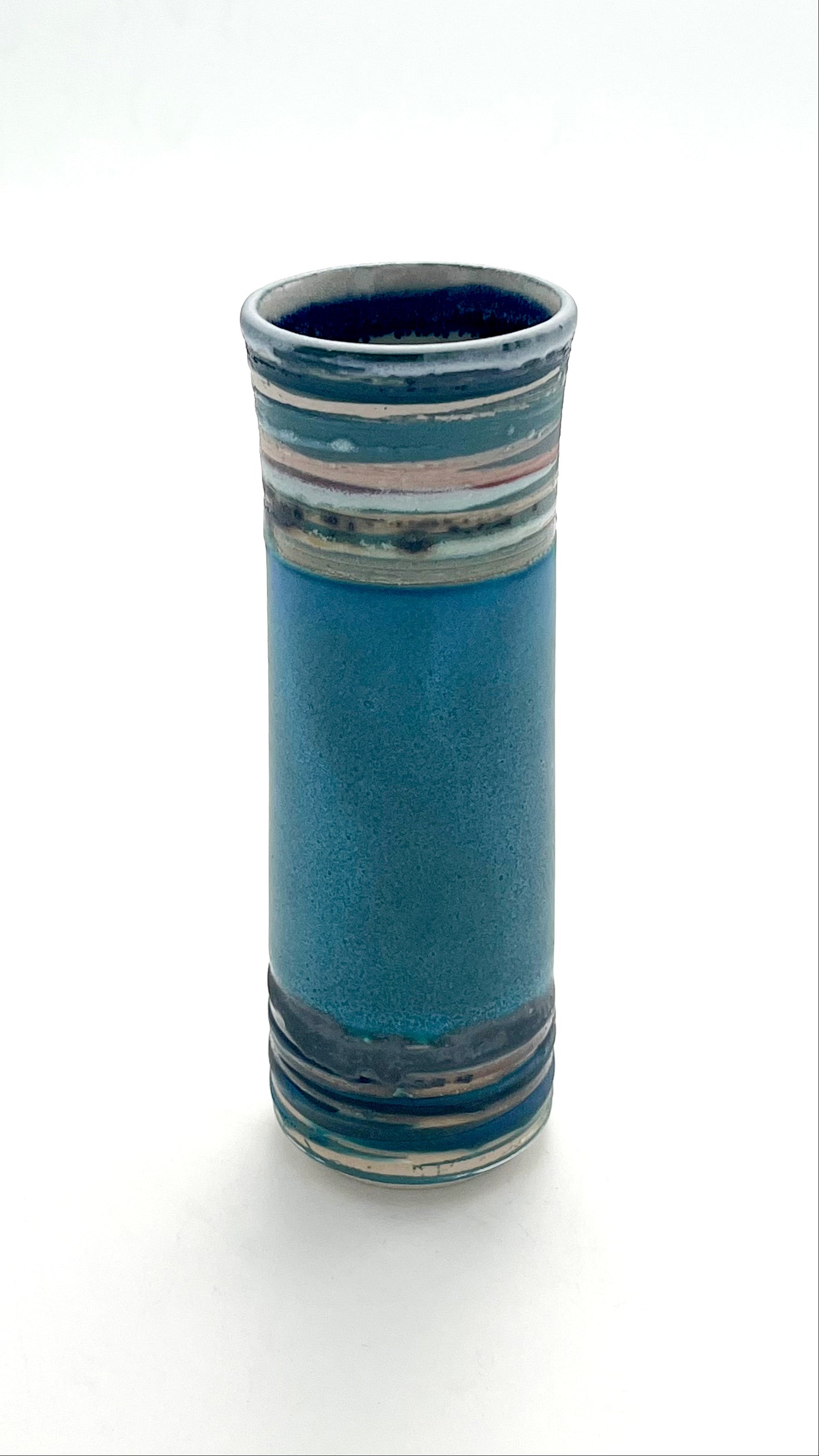 Turquoise Stem Vase