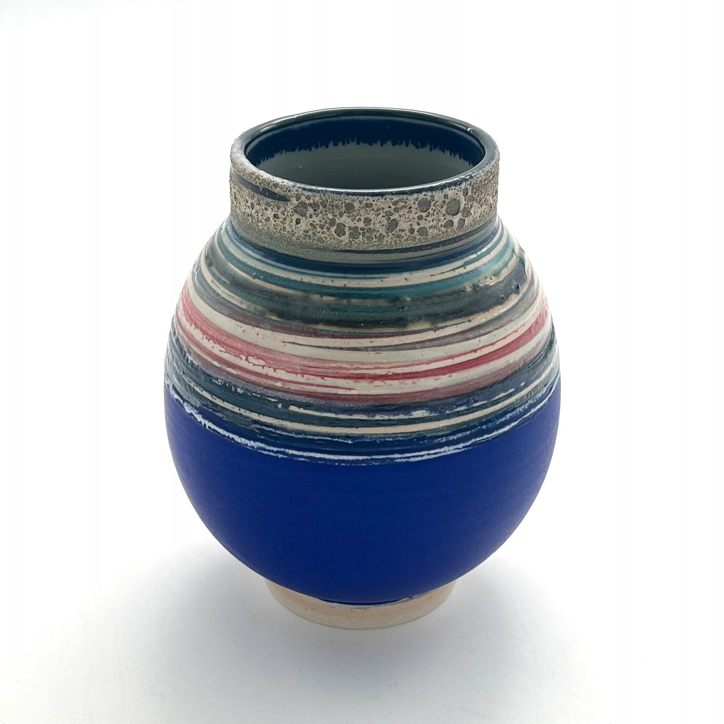 Cobalt Blue Moon Jar