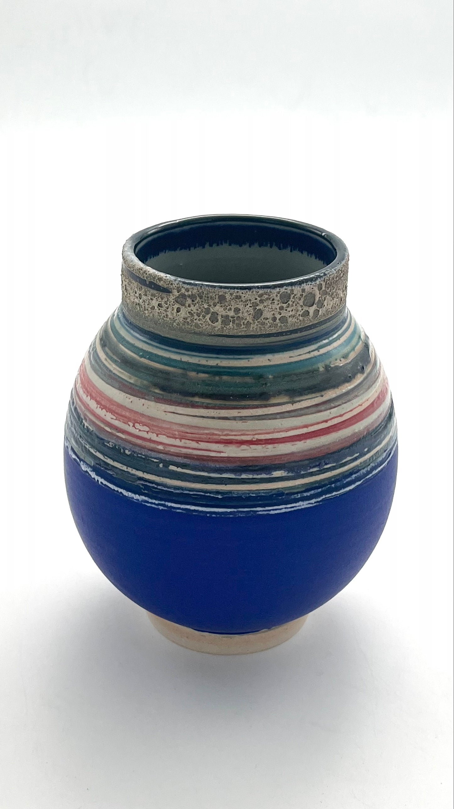Cobalt Blue Moon Jar