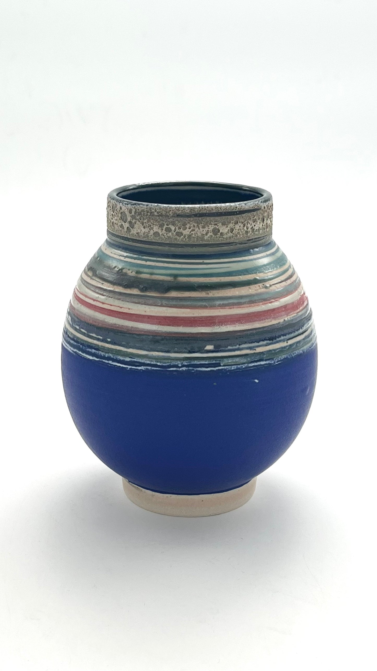 Cobalt Blue Moon Jar