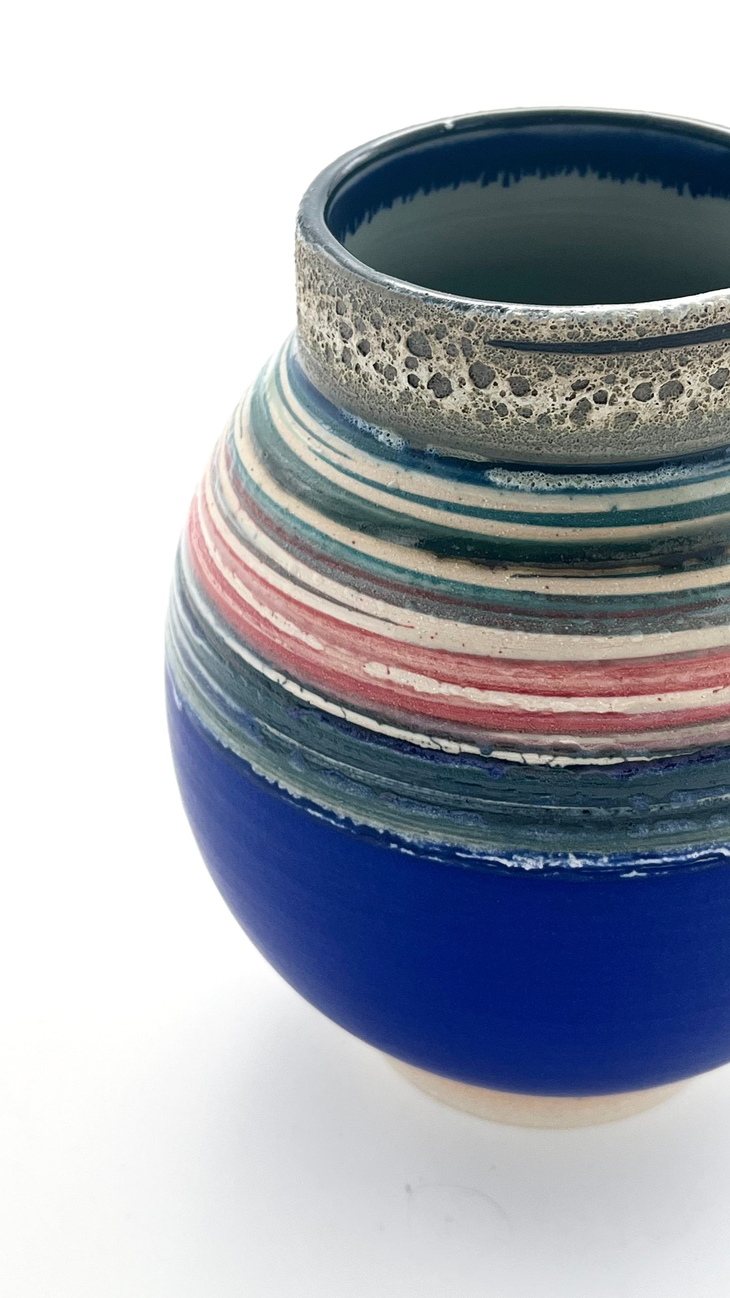 Cobalt Blue Moon Jar