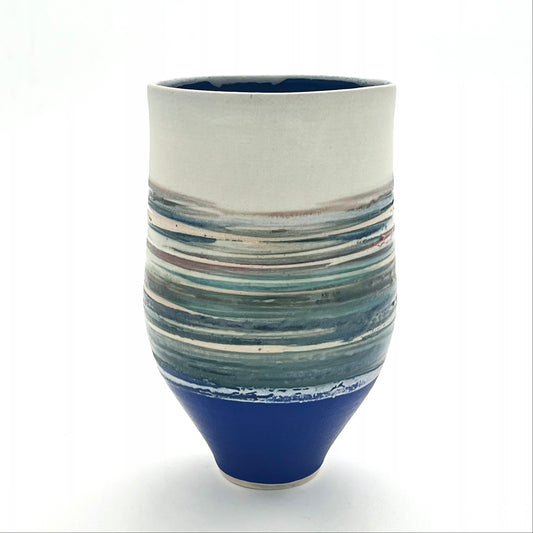 Cobalt Blue Altered Vase