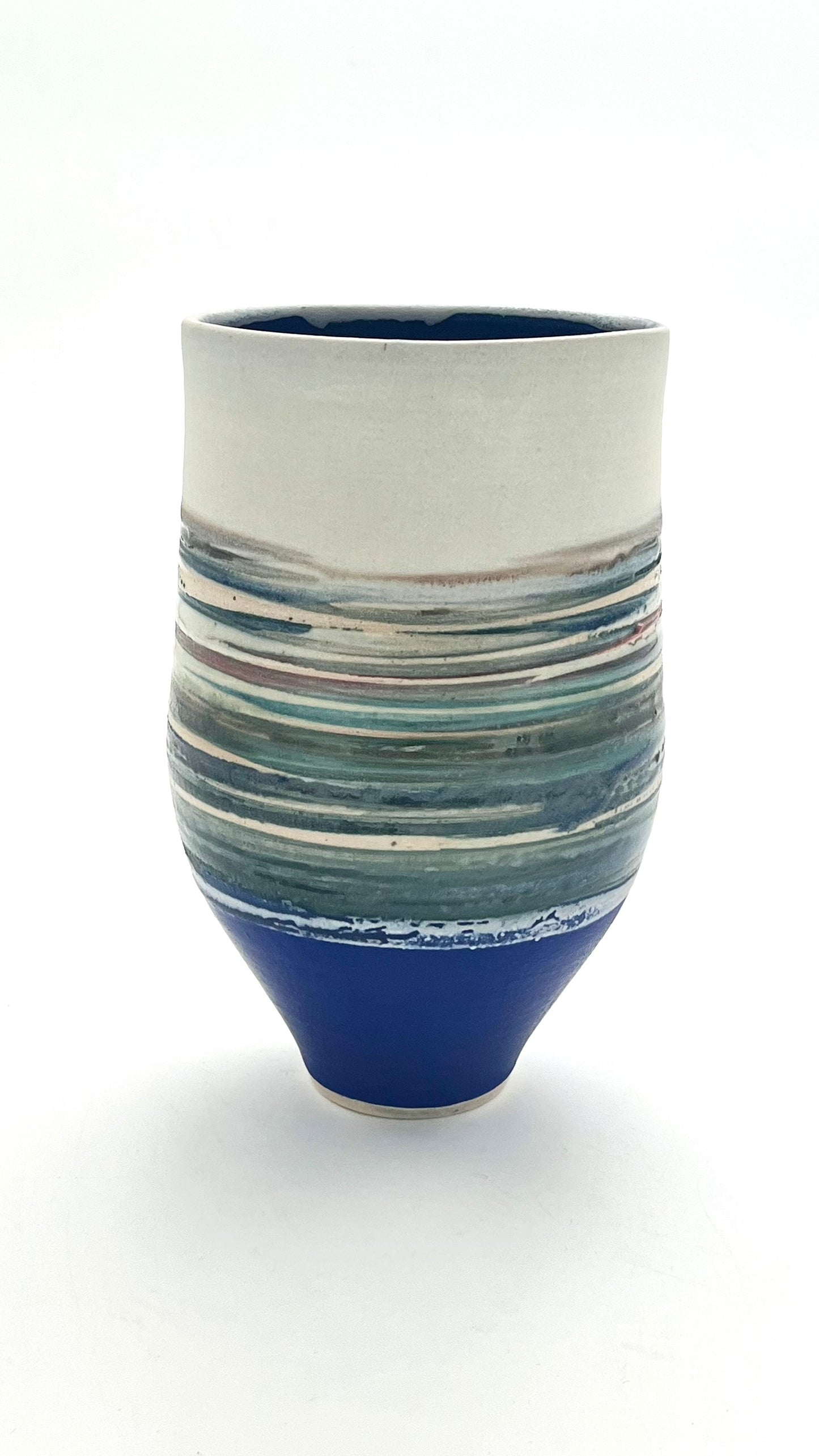 Cobalt Blue Altered Vase