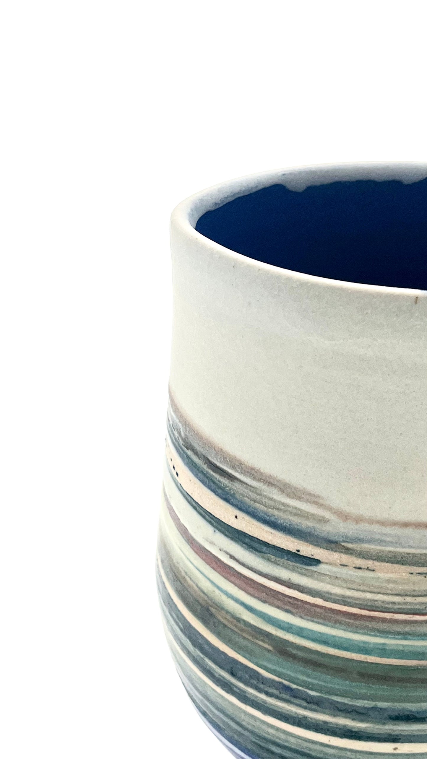 Cobalt Blue Altered Vase