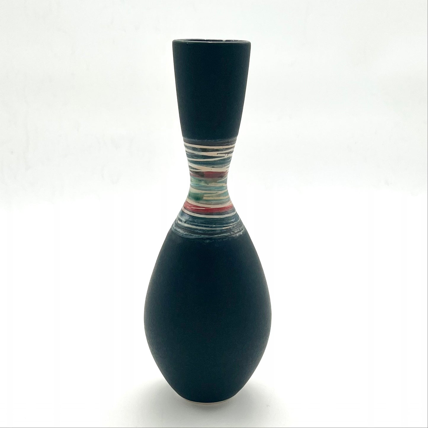 Black Striped Vessel