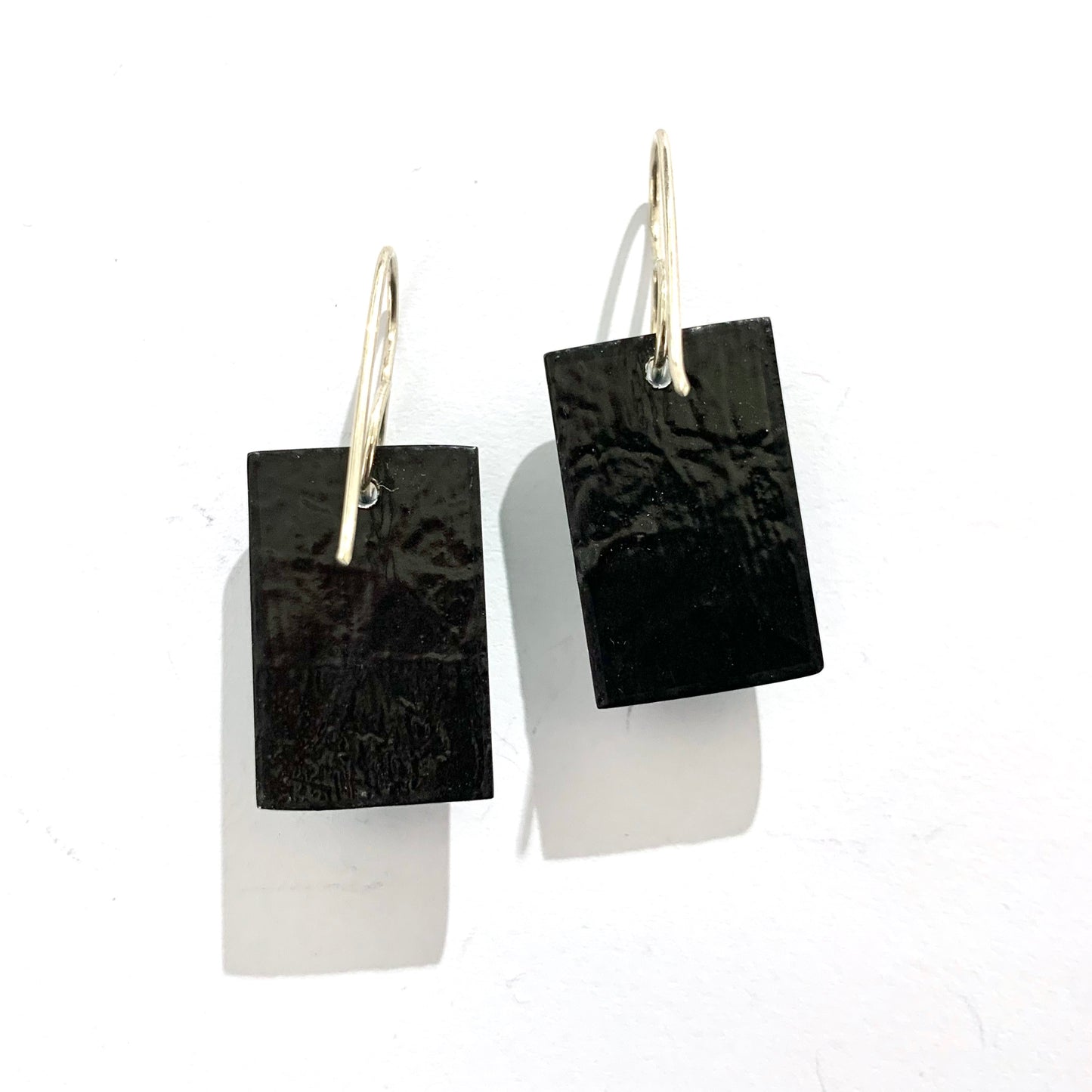 Short Rectangle Fern Earrings