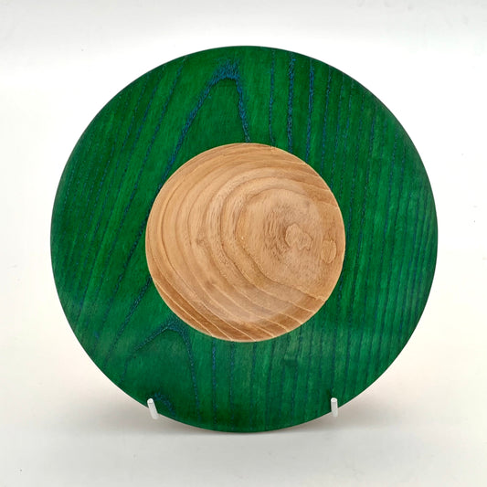 Olive Ash Green Rimmed Bowl