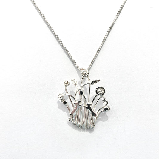 Boxing Hares Pendant
