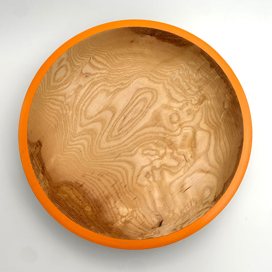 Scorched Ash Bowl with Orange