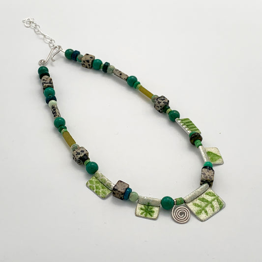 Spring Green Necklace