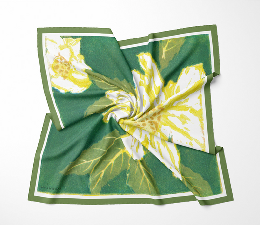 Green Goddess Silk Scarf