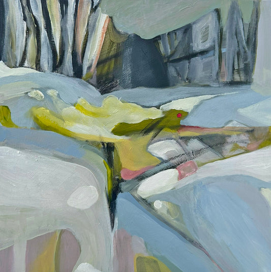 Winter Morning at the Edge of the Wood